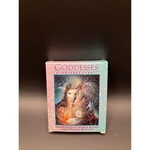 Goddesses Knowledge Cards Paintings by Susan Seddon Boulet Oracle Deck New Age